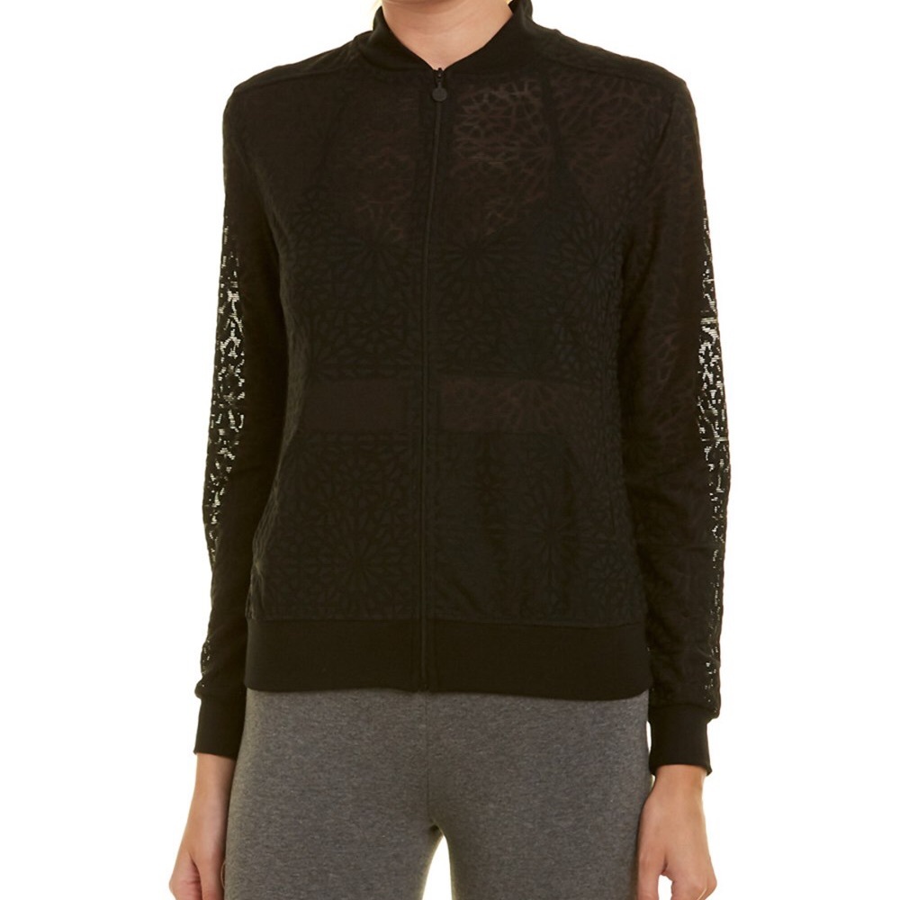 Beyond Yoga Cut It Closer Mesh Bomber Jacket